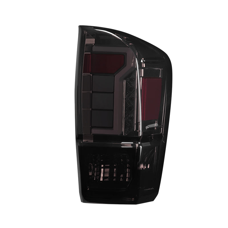 2017 Toyota Tacoma Tail Lights with black color