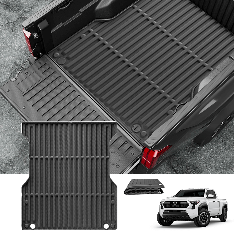 SMABEE Truck Bed Mat & Tailgate Cover For 2024-2025 Toyota Tacoma 5ft Bed - TPE All Weather Protection