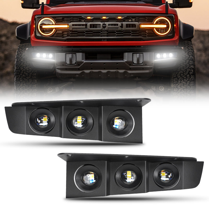 Fog lights for Bronco modular bumper