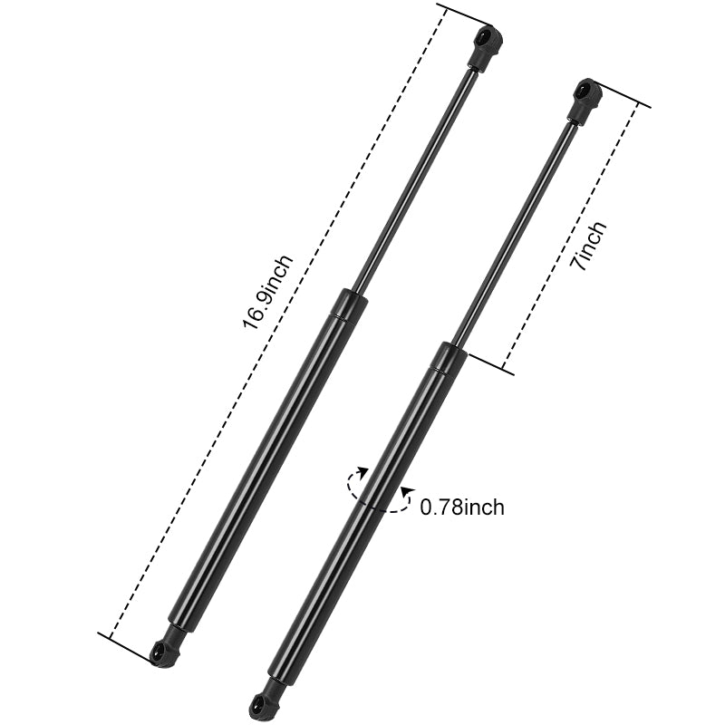 Front Hood Lift Supports Struts for 2021-2025 Ford Bronco