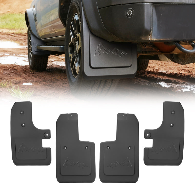 Bronco mud flaps