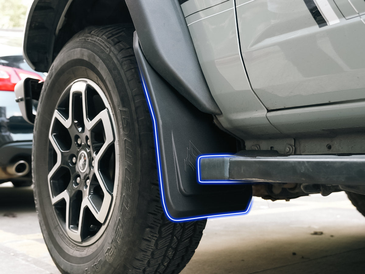 Mud flaps custom design for your Bronco