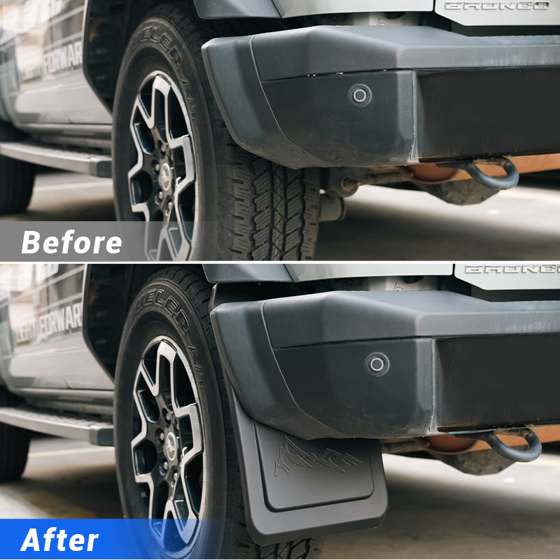 Bronco mud flaps