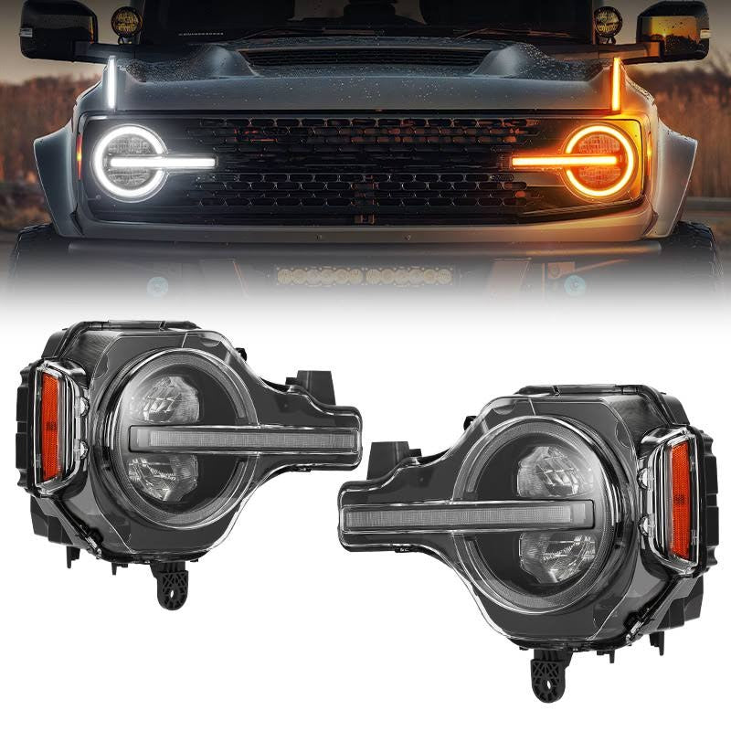 Bronco signature headlights