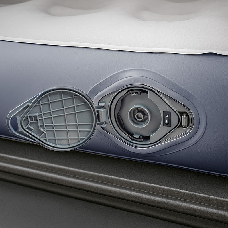 Bronco air mattress electric inflation port