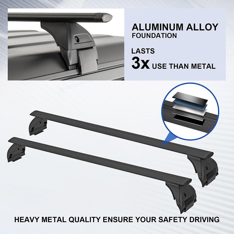 Jeep cross bar for roof rack material