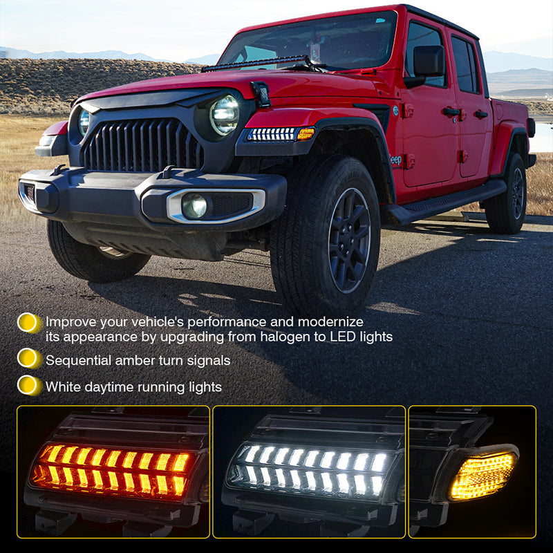 Jeep Wrangler JL turn signals lighting modes