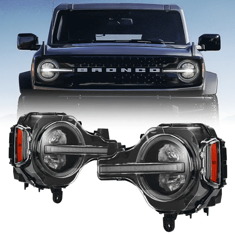 Bronco raptor style headlights