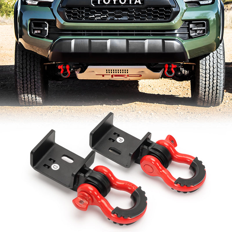 Toyota Tacoma Front Demon Tow Hook Bracket with Shackles