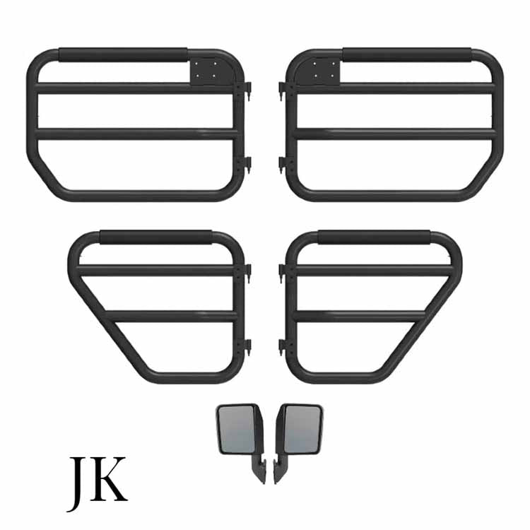 Off-Road Tube Doors with Mirrors for Jeep Wrangler JK