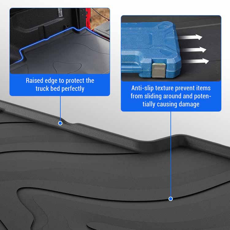 TPE Truck Bed Mat for Jeep Gladiator JT