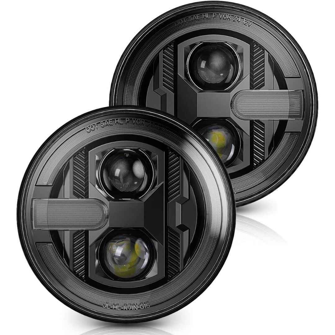 1 Pair Jeep halo headlight