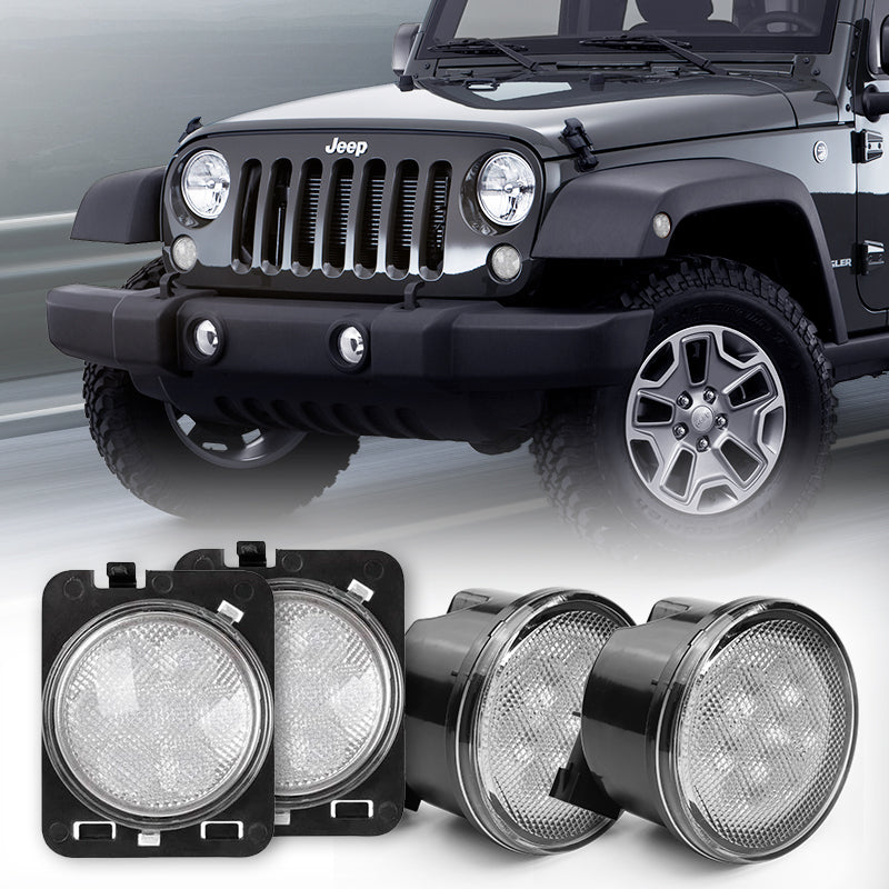 Sliver Jeep JK turn signal