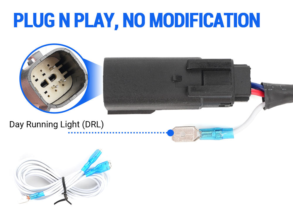 Jeep Wrangler led halo headlights install in JL JT