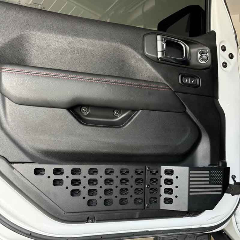Durable Front Door Storage Box Compatible with Jeep Wrangler JL and Gladiator JT