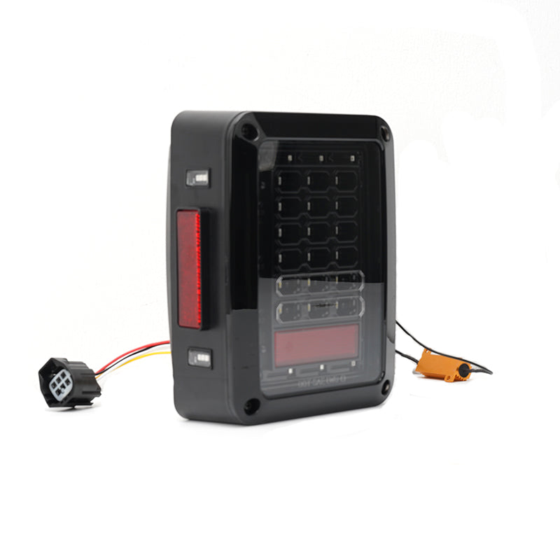 Jeep wrangler tail lights with resistance
