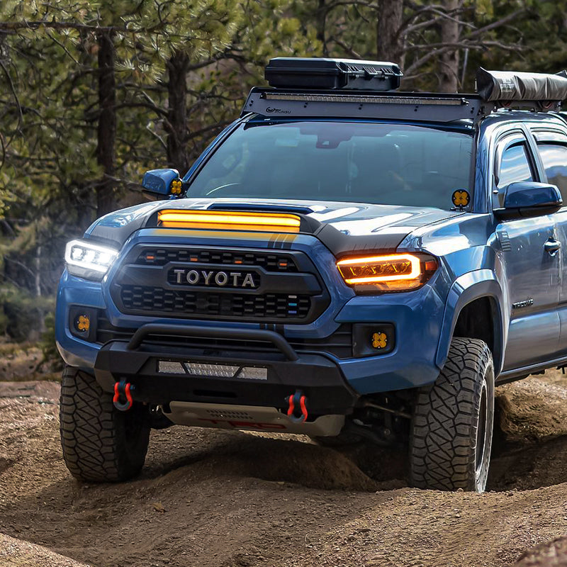 Tacoma headlights with amber  sequential turn signal