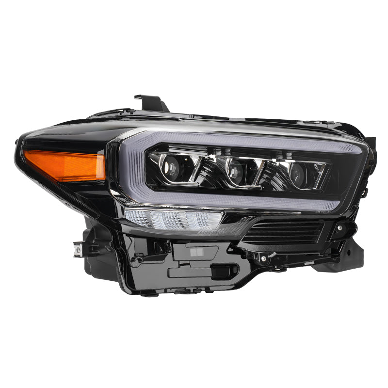 Front view of 2016-2023 Toyota Tacoma LED projector headlights