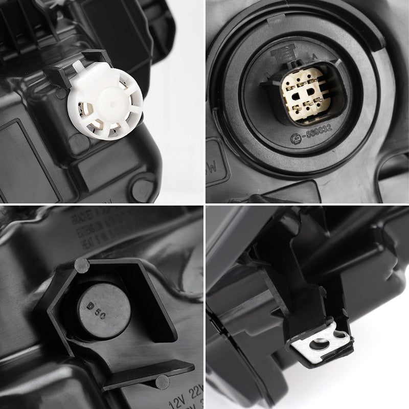 Backside detail of 2016-2023 Toyota Tacoma LED projector headlights