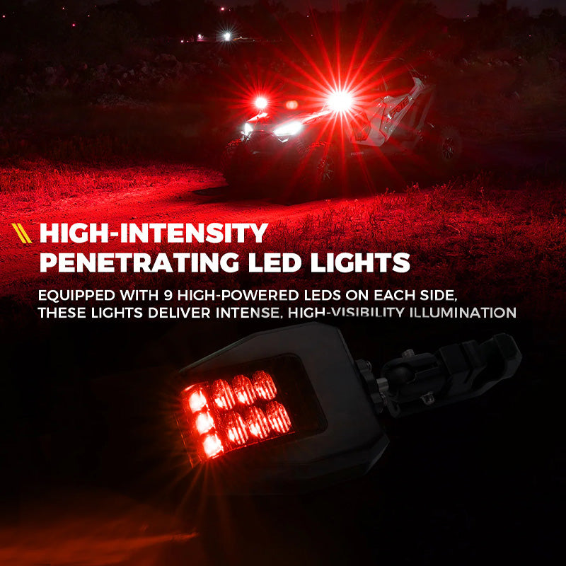 high intensity penetrating led side mirror lights