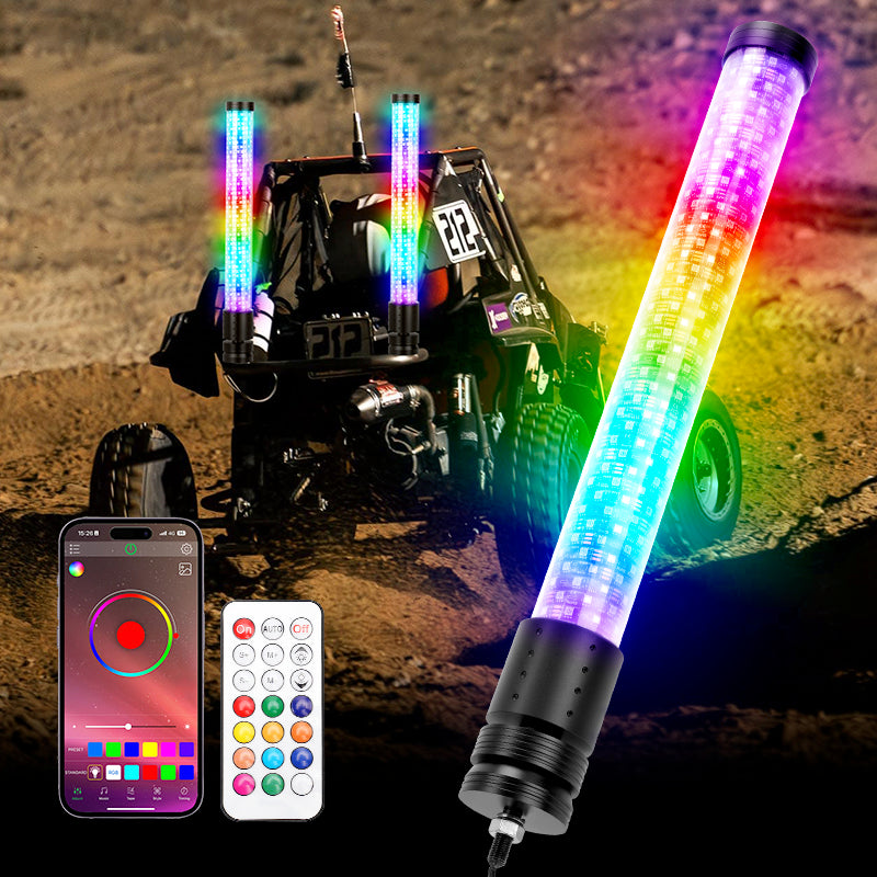 2ft whip lights