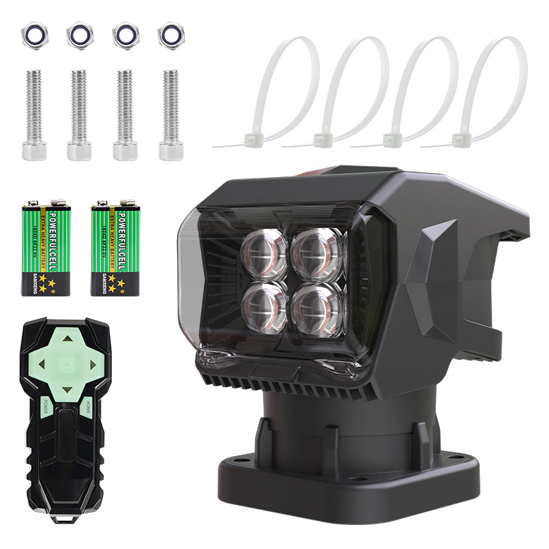 All Parts of LED Remote Search Spotlight
