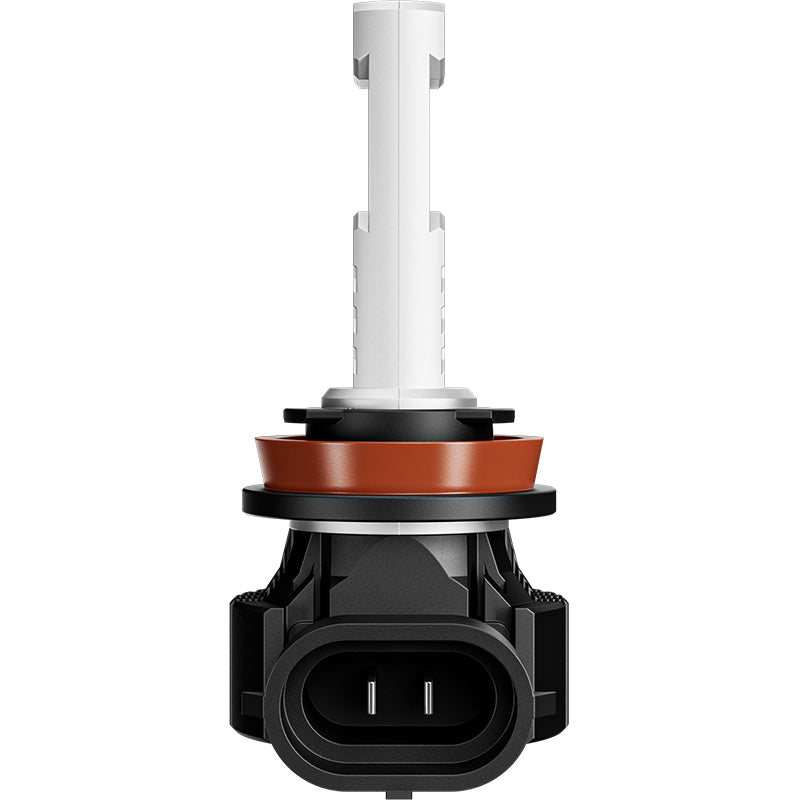 Connector end of H11 LED Fog Light Bulb showing plug-and-play compatibility for easy installation on Toyota Tacoma vehicles.