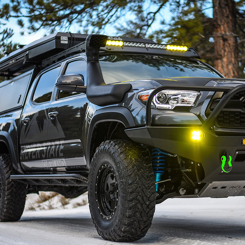 black air intake snorkel for 3rd gen toyota tacoma