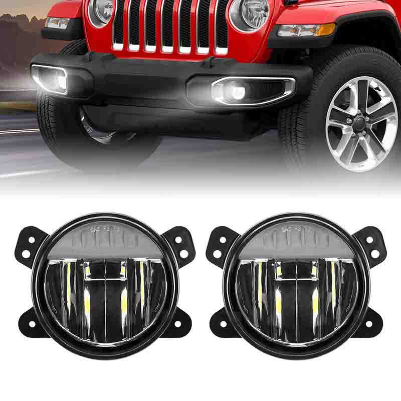 jeep wrangler fog lights in a JL and Gladiator