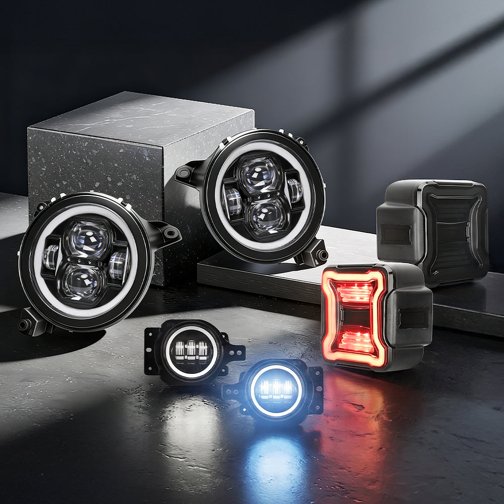 Full Lighting Upgrade for Jeep Wrangler JL — Brighter, Safer, More Aggressive