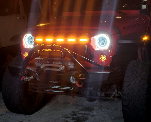 Looks awesome and lights up the night.