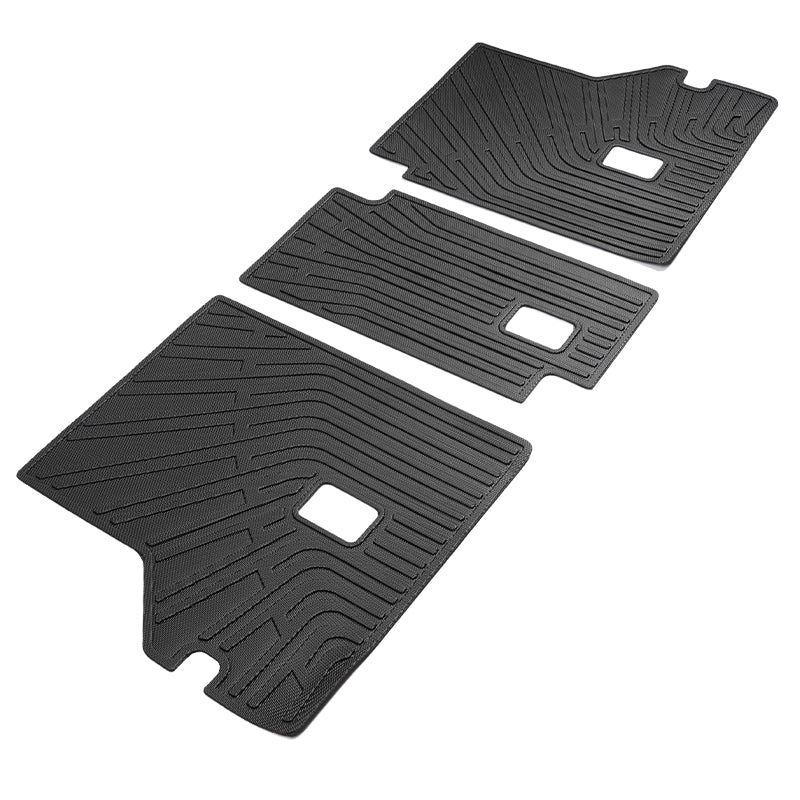 Backside view of Toyota 4Runner rear seat back protectors 2013-2024 with Velcro installation design, easy to attach and remove.