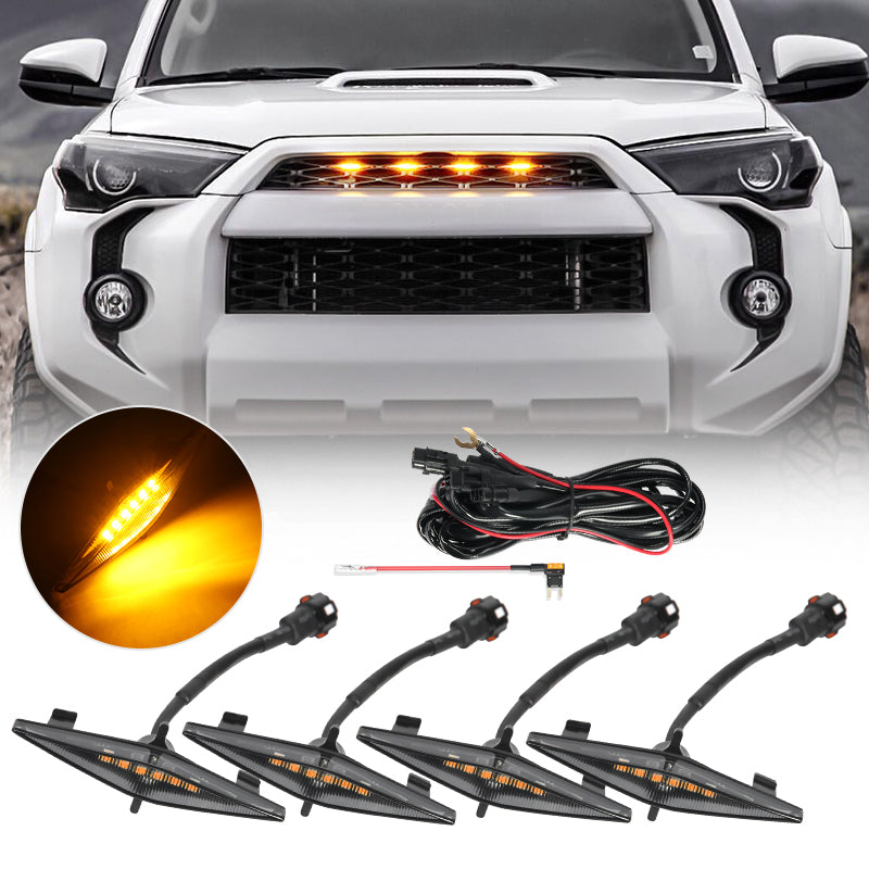 Amber/White LED Raptor Light For 2014 -Later Toyota 4Runner