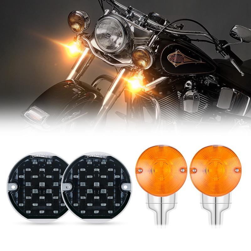 3 1/4 Front & Rear LED Turn Signals for Harley Davidson