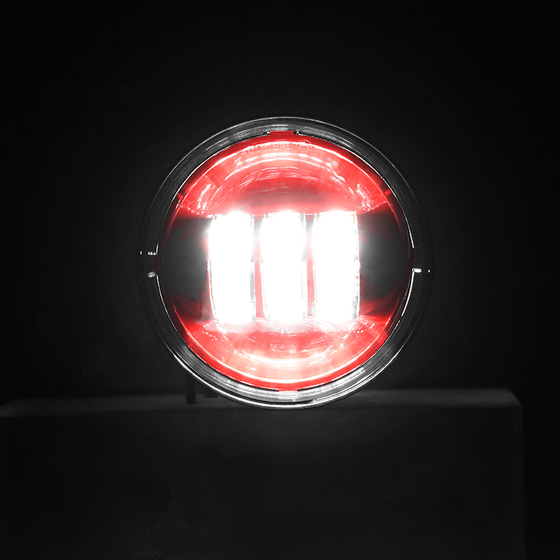 Harley LED Headlight and Fog Lights Jelly Color Set-light show