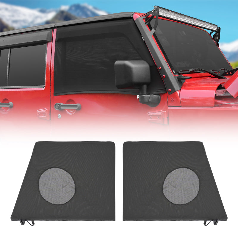 Jeep Window Screens for 2007-Later Wrangler JK JL & Gladiator JT