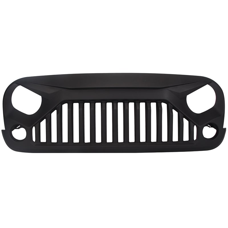 Jeep Wrangler JK Black ABS Front Grill