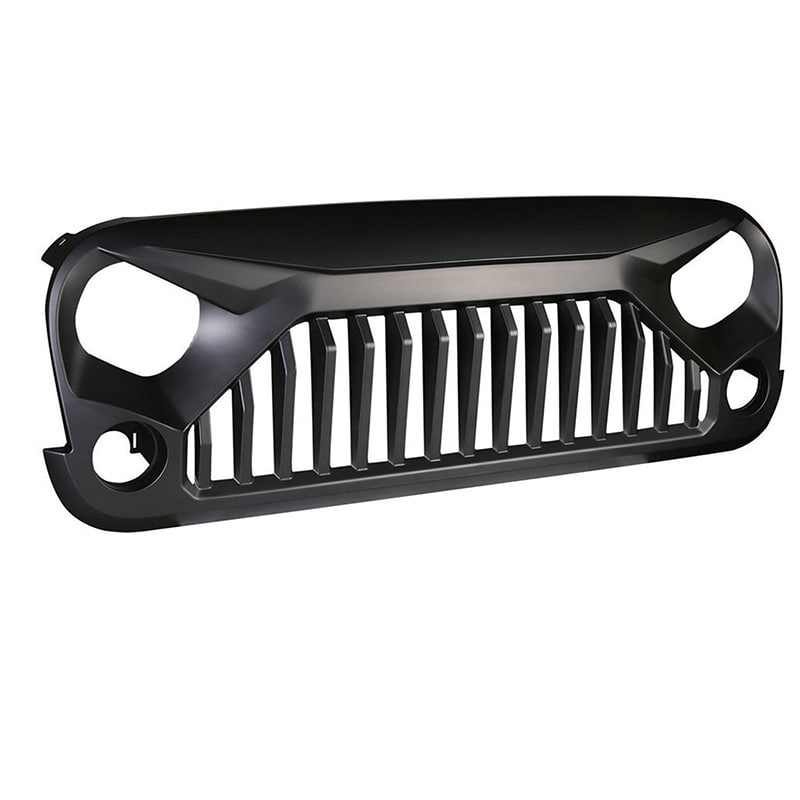 Jeep Wrangler JK Black ABS Front Grill