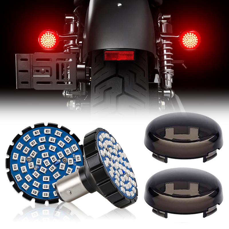 HTTMT- 2 Pair Bullet LED Front Rear Turn Signal Light 1156 1157 Insert LED Compatible with HTTMT- 2 Pair Bullet LED Front Rear Turn Signal Light 1156 1157 Insert LED Compatible with