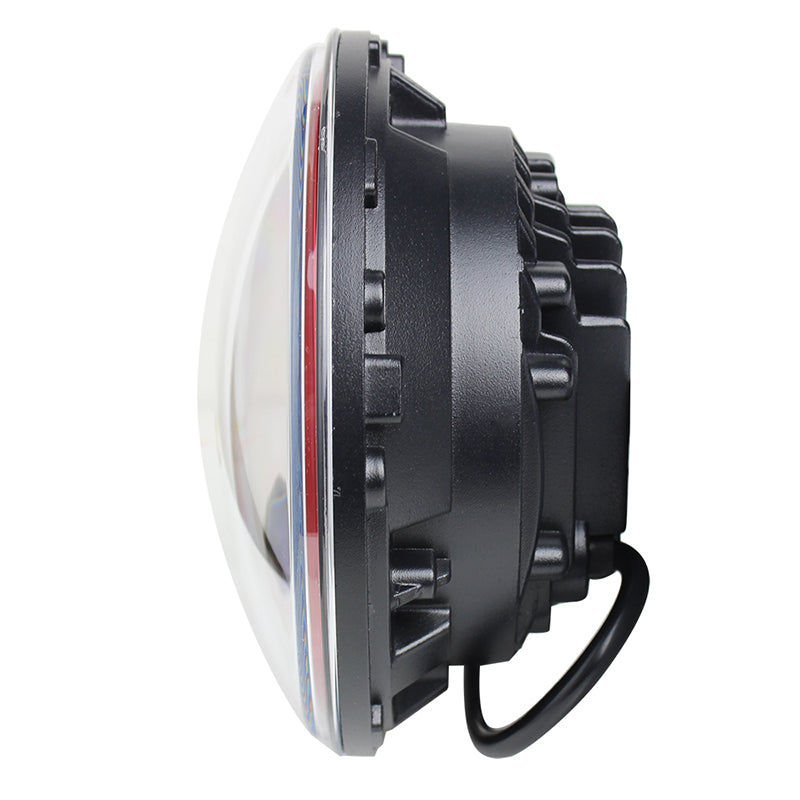 Harley LED Headlight and Fog Lights Jelly Color Set-light details