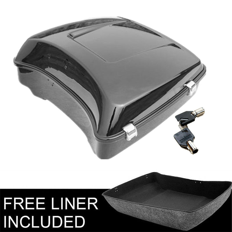 Painted Chopped Luggage Trunk with Latches Fit For Harley Tour Pak Touring 14-21