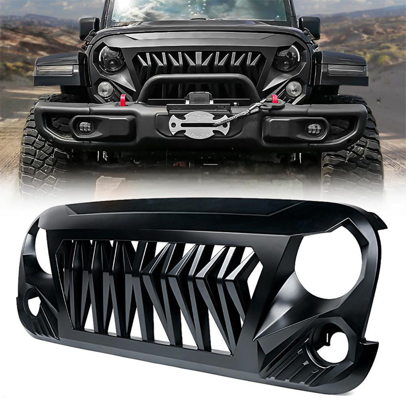 Venom Series Replacement Grille for Jeep Wrangler 2007-2018 JK JKU