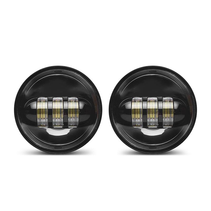 7" LED Headlight + 4.5" Fog Passing Lights with Bracket Ring - LED Factory Mart