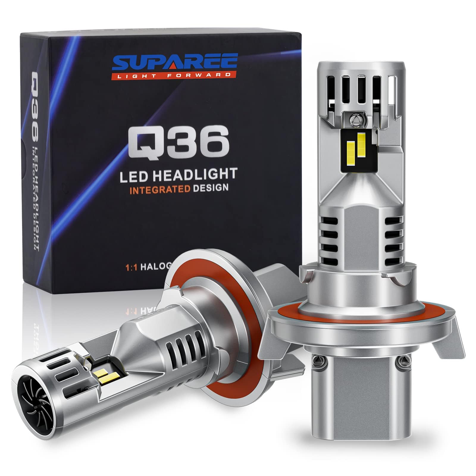 SHENKENUO 9008/H13 LED Headlight Bulbs – 100W 10000LM 6000K For Polaris GENERAL 1000 Sport 2022-2025