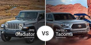 2023 Jeep Gladiator vs. 2023 Toyota Tacoma