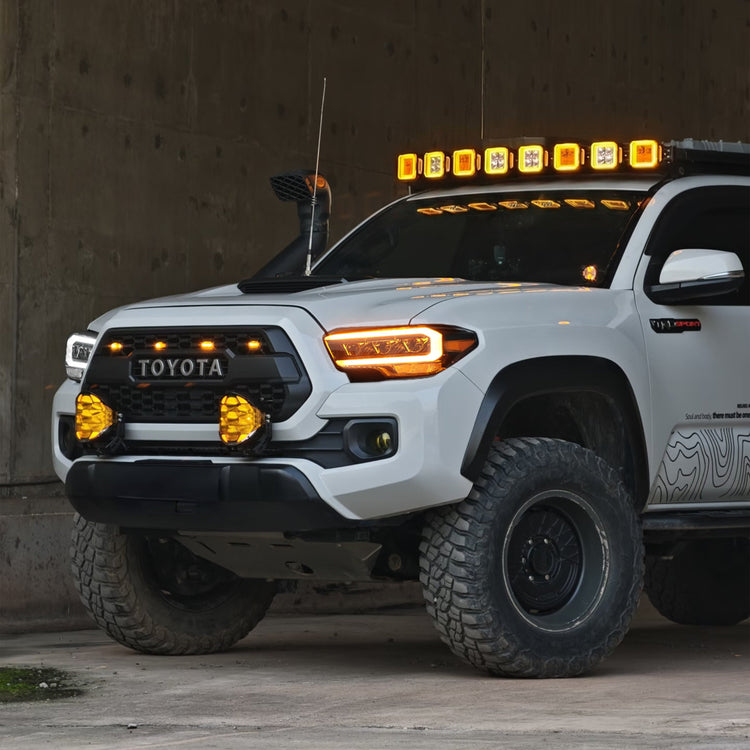 LED Projector Headlights with DRL & Sequential Turn Signals for 2016-2023 Toyota Tacoma