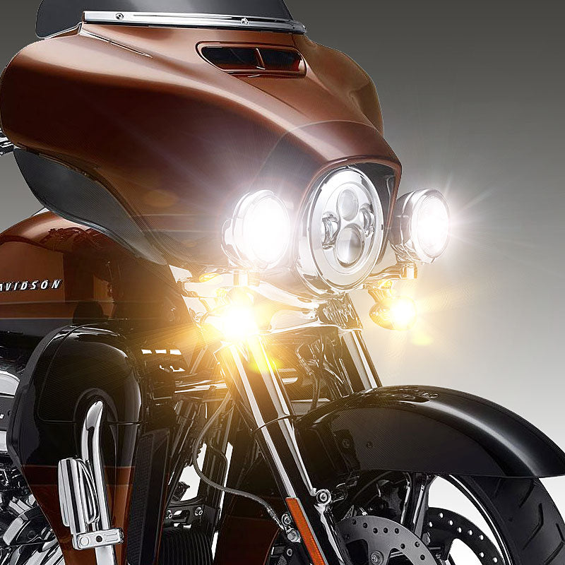 harley led passing lights