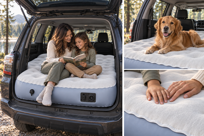 10-Inch Durable Inflatable Air Mattress with 12V Electric Pump for 2010-2026 Toyota 4Runner