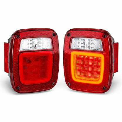 Jeep Wrangler LED Tail Light Assembly for 1979-2006 TJ YJ CJ