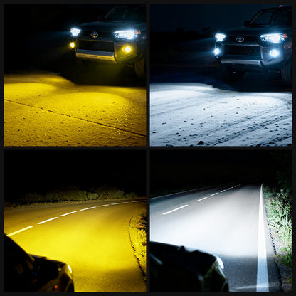9005 LED Headlight Bulbs & Fog Light Bulbs Combor Package for 2006-2009 Toyota 4Runner